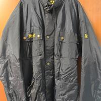 Giacca Belstaff originale uomo XL cerata blu