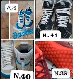 Scarpe sportive e da passeggio.