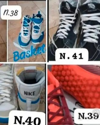 Scarpe sportive e da passeggio.
