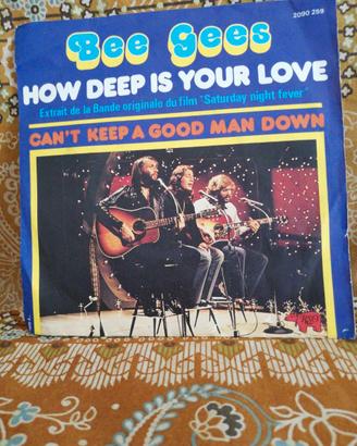 Bee Gees, how deep is your love,  45 giri