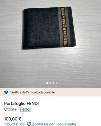 Portafoglio fendi