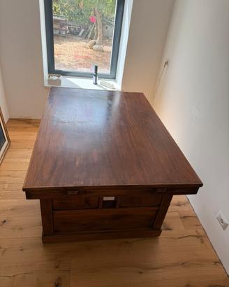 Tavolo/scrivania primi del ‘900 in legno massello