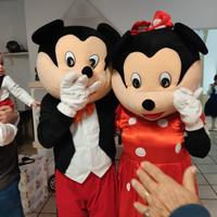 mascotte Minnie e topolino