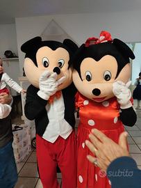 mascotte Minnie e topolino