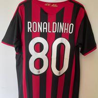 Maglia Ronaldinho 80 Milan + Ronaldo Brasile tg M