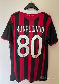 Maglia Ronaldinho 80 Milan + Ronaldo Brasile tg M