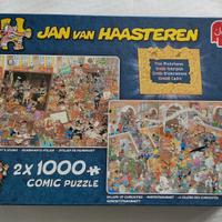 2x Puzzle Jan van Haasteren 1000 pezzi