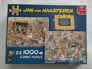 2x Puzzle Jan van Haasteren 1000 pezzi
