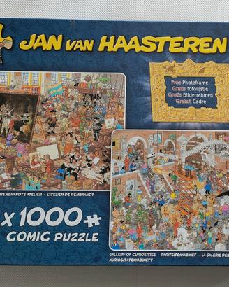 2x Puzzle Jan van Haasteren 1000 pezzi