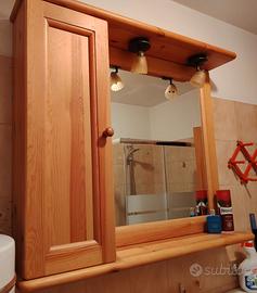 Mobile bagno in pino massiccio