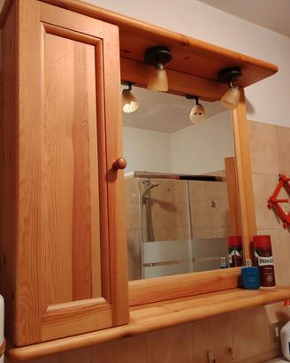 Mobile bagno in pino massiccio
