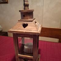 lampada in legno