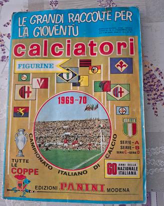 Album figurine Calciatori Panini 1969/70.
B