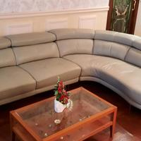 Divano angolare in pelle - L 330 x 254