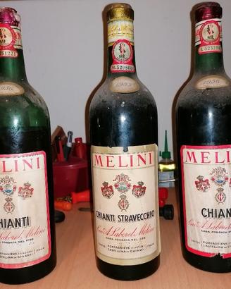 vecchie bottiglie vino