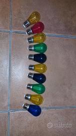 N10 lampadine LED colorate E27 2W dimmerabili