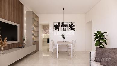 Charme del '400 e comfort moderno: Trilocale ristr