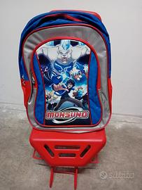 zaino bambino con carrello NUOVO CON ETICHETTA