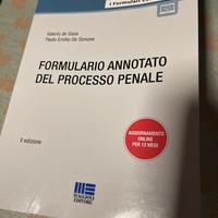Formulario annotato del processo penale