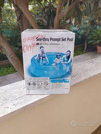 Piscina per bambini dm 240 x 63