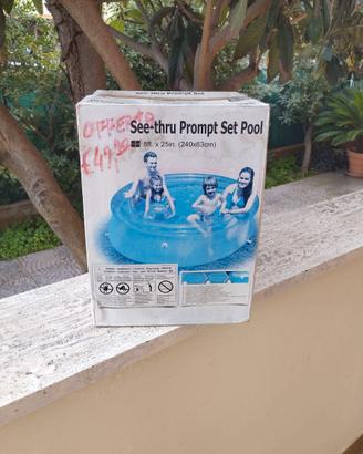 Piscina per bambini dm 240 x 63