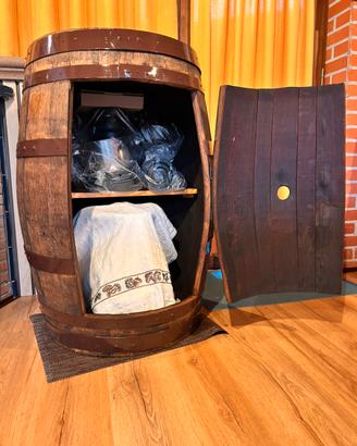 Botte in legno restaurata