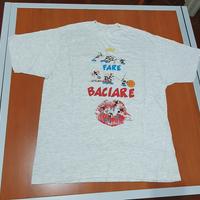 T-shirt vero vintage anni '90 grigio melange tg.M