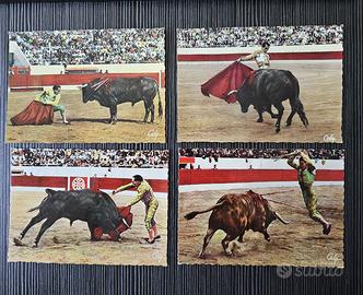 10 CARTOLINE TAUROMACHIA VINTAGE