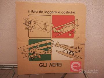 libro puzzle 3d - 4 aerei da costruire