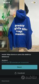 Felpa donna