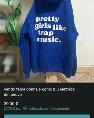 Felpa donna