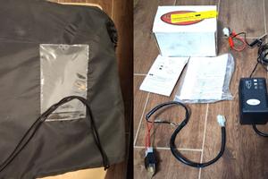 Tucano coprigambe moto-Gaucho + caricabatterie