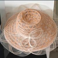 Cappello Elegante Paglia e Tulle 