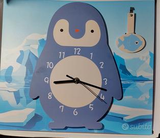 Orologio a pendalo da parete Pinguino