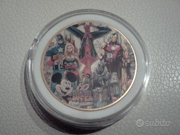 Moneta Marvel Avengers 60 anni di Spider Man