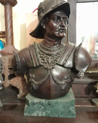 Busto in bronzo di BARTOLOMEO COLLEONI
