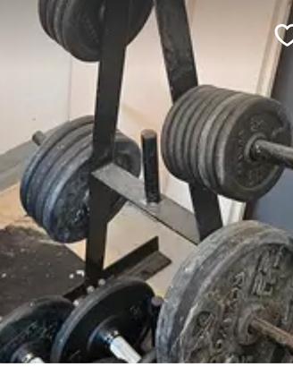 120€ dischi ghisa per 100kg più 2 bilancieri 