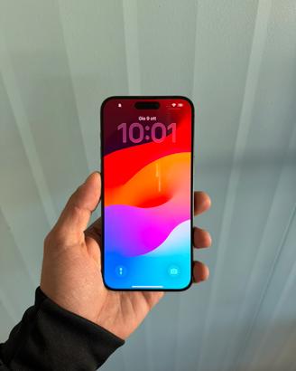 Iphone 15 pro max black 256gb