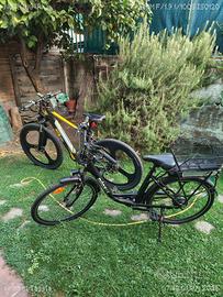 coppia E -Bike, Nilox j5 city e I-bike MTB come nu