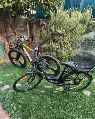 coppia E -Bike, Nilox j5 city e I-bike MTB come nu