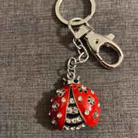 Portachiavi coccinella NUOVO