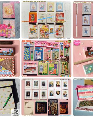 💗 Cartoleria VINTAGE Collezione 1980 1990 anni 80