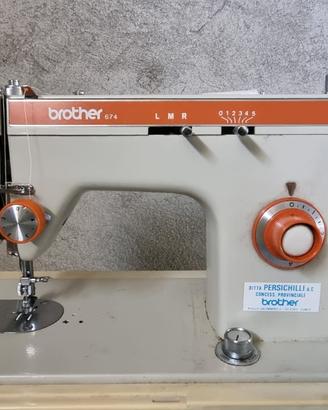 Titolo: Macchina da cucire Brother 674 vintage fun