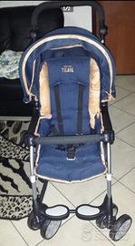 Passeggino Prima Classe leggero blu elegante