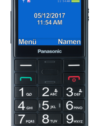 Cellulare per anziani Panasonic KX-TU155 EXBN