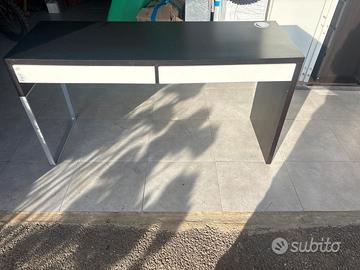 Coppia Scrivania IKEA MICKE – Bicolore, 142x50 cm