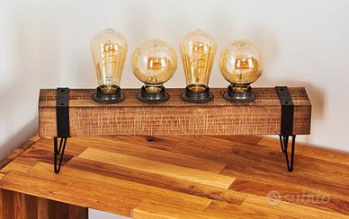 lampada da tavolo stile industriale 