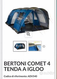 Bertoni Comet 4 tenda per campeggio