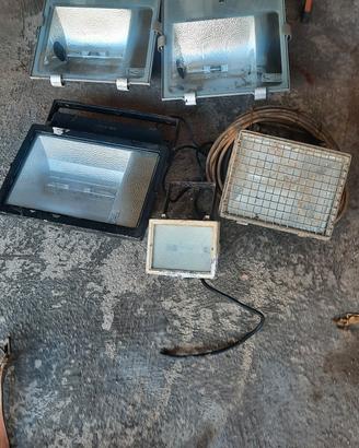 fari da cantiere o illuminazione esterna 
