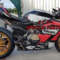 Ducati v4 termignoni scarico 4 uscite e cerchi pvm